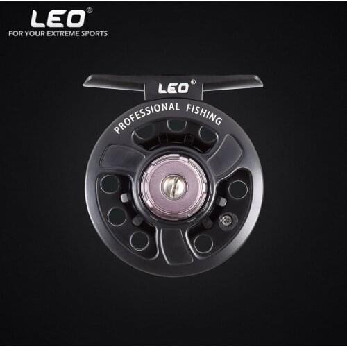 LEO metal fly fishing Raft wheel bleed force front wheel fishing gear profession Carretilha de pesca baitcasting molinete reel