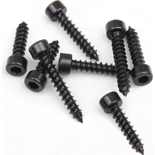 M4 M5 M6 Black 8.8 Steel Hex Socket Cap Head Self Tapping Screws Sheet Metal Screws