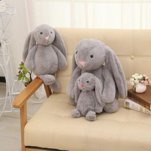 Cute Cartoon Plush Cloth Rabbit Doll Baby Stroller Sleeping Partners Crib Tent Decor Ornaments Kids Toys Festival Birthday Gift