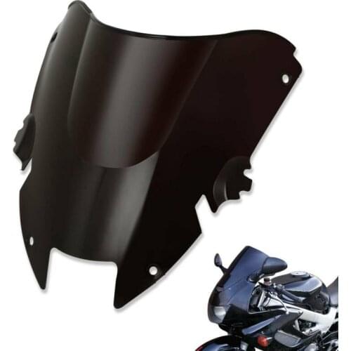 Motorcycle Duble Bubble Windshield Winscreen For Honda Super Hawk 1000 VTR1000F 1997-2006