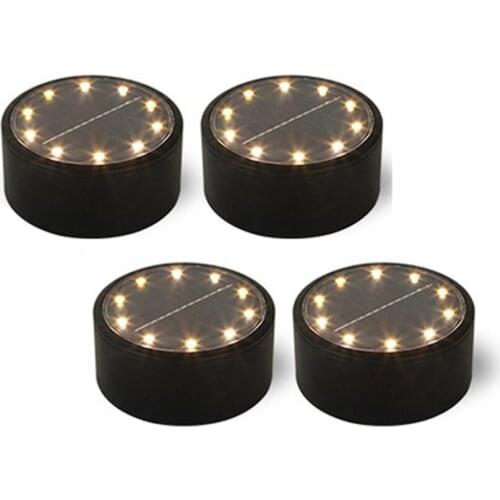 High Brightness 10LED Solar Ground Light Solar Powered Garden Landscape Lawn Lamp Buried Light Outdoor Road Stairs Decking Light