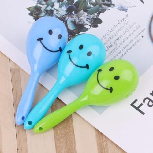24pcs 3" Smiling Face Neon Maracas Fiesta Party Supplies Party Favors Noisemaker Party Decorations