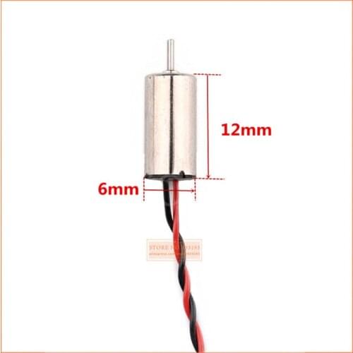 New 5PCS/Lot original 12mm*6mm DC 1.5V 3V Micro DC Motor 612 Hobby Gear Toy Motor High Speed Brushless DC Motor