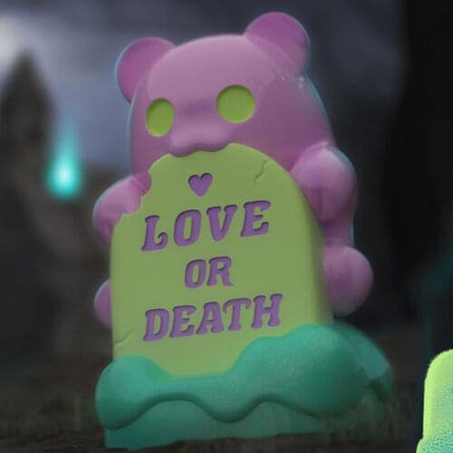 Original ShinWoo Ghost Bear Love and Death Series Blind Box Toy Doll Confirmed Style Cute Anime Character Gift Free Shipping