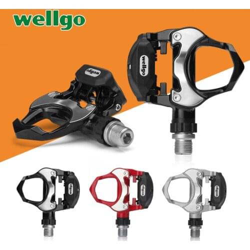 Wellgo R302 self-lock road bike pedals ultralight 270g aluminium bearing bicycle pedals clipless with KEO cleats cycling part
