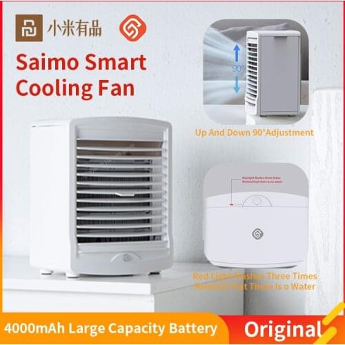 Protable 500ml Water Cooled Air Conditioning Fan 4000mah Battery 4 Adjustable Water Cooled Air Conditioning Fan Type-c