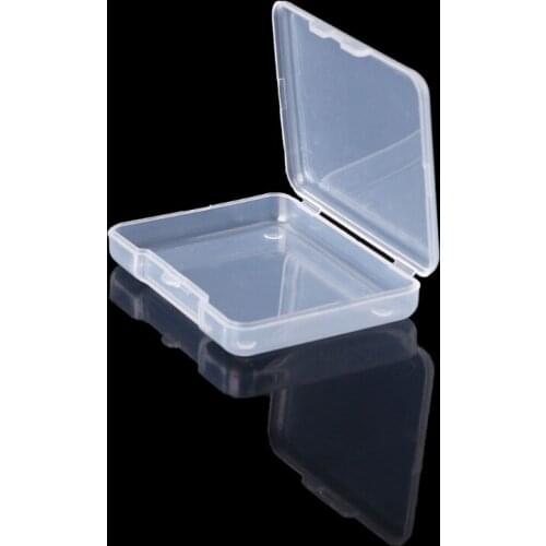 Rectangular Plastic Clear Transparent Storage Box Collection Container Organizer