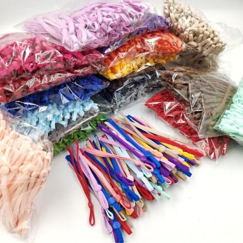 Wholesale 5mm Adjustable Masking Elastic Band Cord with Buckle Stretchy Earloop Lanyard Earmuff Rope For DIY Making Supplies