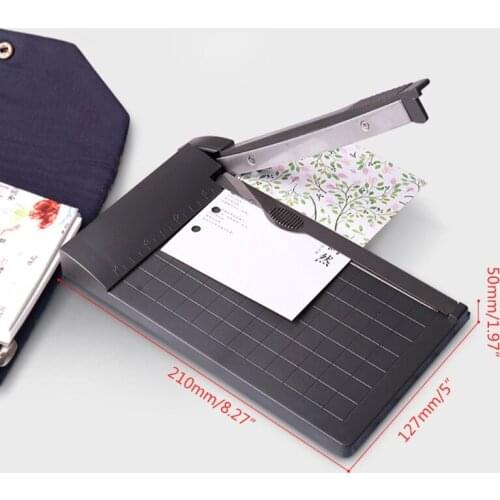 A5 Paper Cutter Trimmer Photo Guillotine Cutting Machine Scrapbook Knife with Ruler School Office Stationery