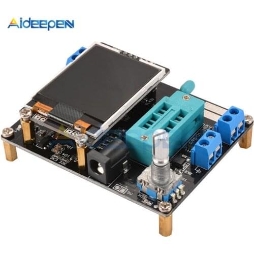 GM328A Transistor Tester Diode Capacitance Voltage Frequency Meter PWM Square Wave Signal Generator SMT Soldering EnglishVersion