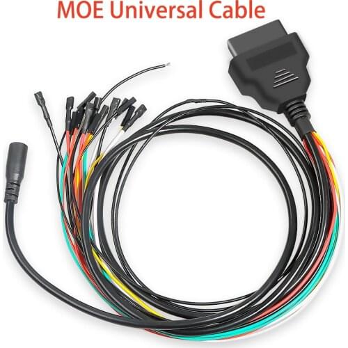 MOE Universal Cable For ECU programming programmer For All ECU Connections include 2 CAN h 2 CAN L 2 Kline 2 ground 2 power