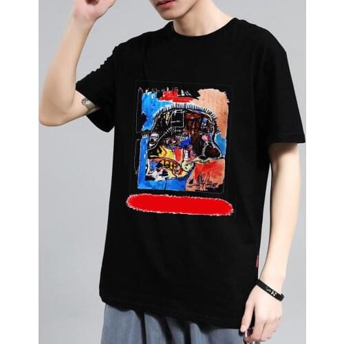 Hip Hop Graffiti Print Short Sleeve T Shirt Streetwear Punk Harajuku Goth Clothes Loose Tees Men Fashion Summer Tshirts Tops