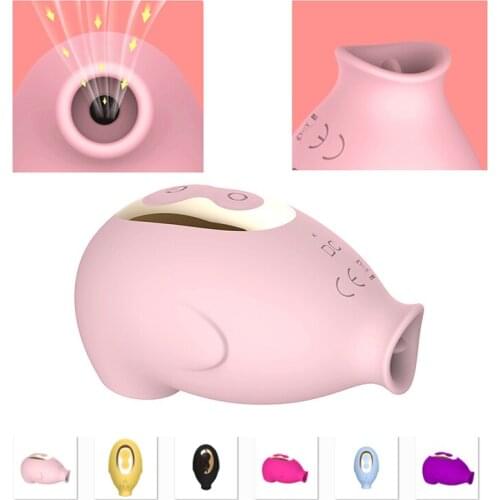 Clitoral Sucking Vibrator For Women Clit Nipple Sucker Clitoris Stimulator Oral Tongue Pussy Licking Sex Toys for Adults Couples