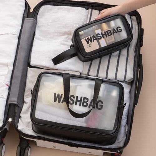 Waterproof Cosmetic Bag for Women Home Storage Large Capacity Portable Travel Scrub Toilet Makeup Bag Dressing Storage Bag