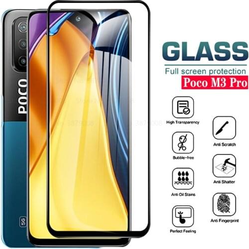 For Xiaomi Poco M3 Pro Protecetive Glass For Poco M3 Pro Screen Protector Tempered Glass For Poco X3 M3 Pro F3 Safety Film Cover