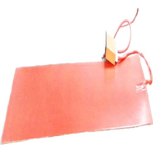 110v 2000w 250*1000*1.5mm Silicone Rubber Heating Pad for Plexiglass