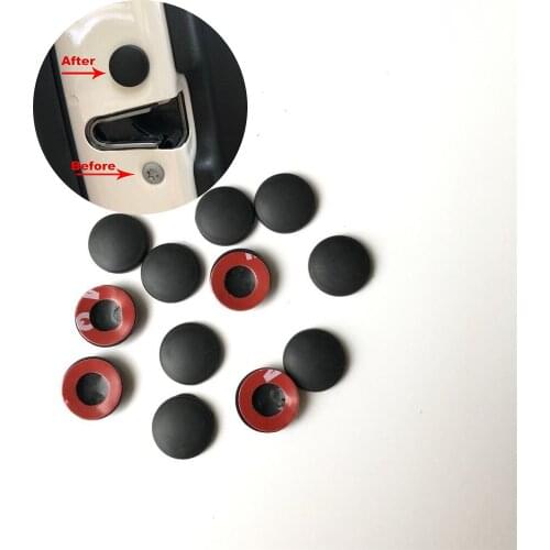 12pcs/Lot Car Door Lock Screw Protector Cover For LADA Vesta Granta 1300 Niva Samara Signet Priora Kalina Safarl largus vaz XRAY