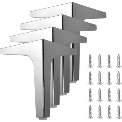 4pcs Triangle Table Leg Screws Furniture Legs Cabinet Feet Sofa Accessories DIY Iron Set Modern Furniture Replacement Parts