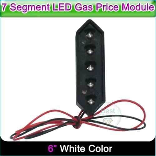 6" Waterproof White Color Digita Numbers LED Display Module 7 Segment Of The Modules
