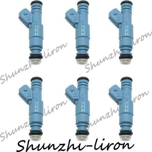 6pcs Fuel Injector Nozzle For Pontiac Chevrolet F ord LS1 LT1 5.0L 5.7L 250cc V8 24lb OE 0280155715
