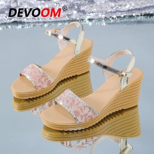 DEVOOM Women's Open Toe Shoes