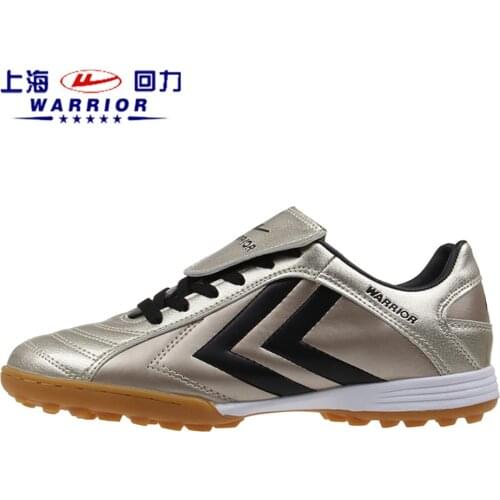 Soccer Shoes Man Artificial Grass Football Adult Short Spike Football training shoes TF Broken Spikes WF-3003 Fiber Leather Gold