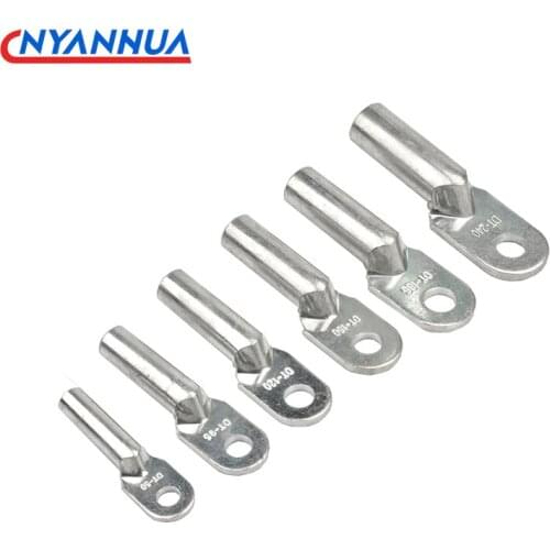 Cable Wire Connector Copper Crimp Terminal Cable Terminal Tube DT-10 DT-16 DT-25 DT-35 DT-50 DT-70 DT-95 DT-120 DT-150 DT-185