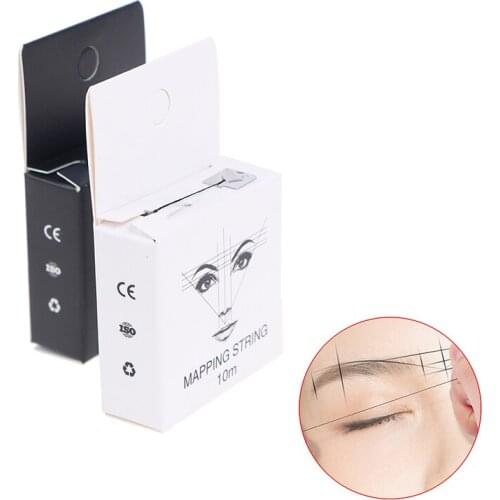 Microblading Pre-inked Mapping String Eyebrow Positioning Tattoo Liner Eyebrow Measuring Tool Positioning Dyeing Accessories