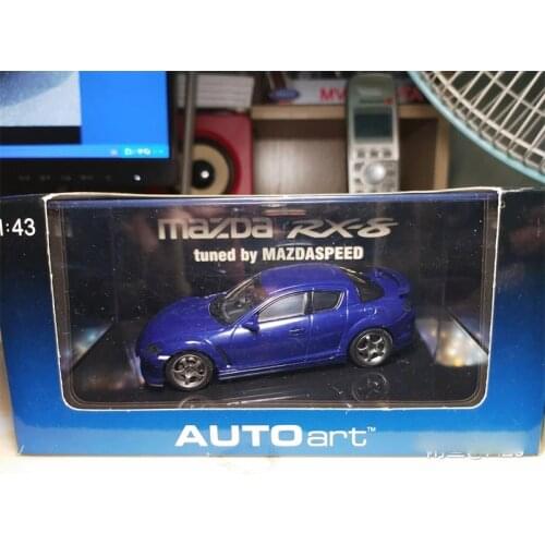 1/43 autoart Mazda speed rx8 car model blue