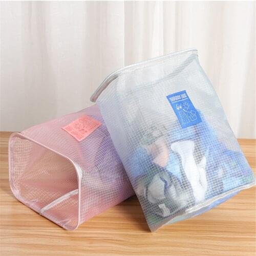 Wall Mounted Breathable Laundry Basket Foldable Dirty Clothes Basket Bathroom Clothes Storage Baskets Laundry Organizer