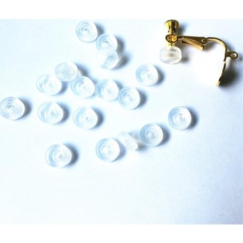 New Arrival! 7x3mm 300pcs Soft Silicone Ear Stud cap for Hand Made Earring DIY Parts,Jewelry Accessories Findings & Component-3