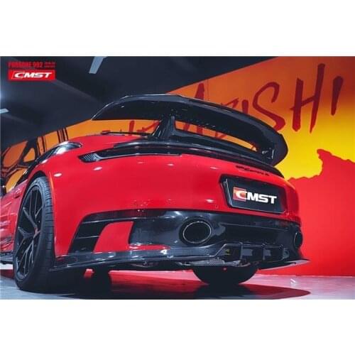 Suitable for 992 Porsche Modified Cmst Carbon Fiber Front Side Skirt Rear Lip Tail New 911 Surround