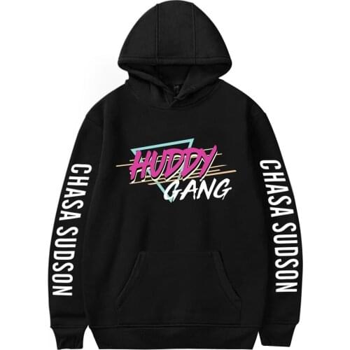 Popular Chase Hudson Hoodies Men Sweatshirts Women Harajuku Hip Hop Hoodie New Print Chase Hudson boys girls Black Pullovers