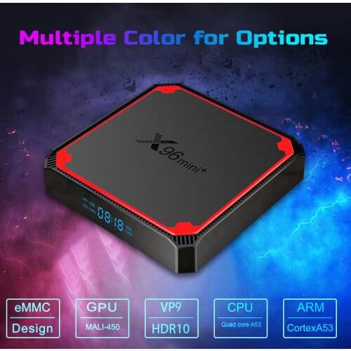 Full HD H96 MAX TV Box S905X3 Quad Core Smart Network Player 2.4/5G Wifi Bluetooth 32GB 64GB Leadcool QHDTV Android Set-Top Box