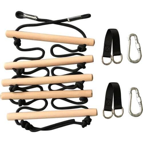 Kids Active Outdoor Play Equipment Climbing Rope Ladder Swing Set Accessories Climbing Rope Ladder Swing Set Accessories