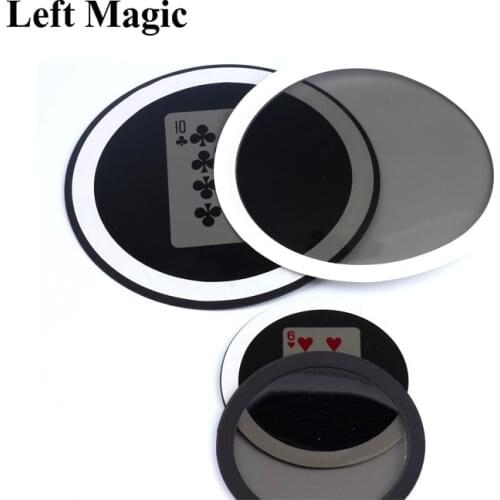 1 set Mirror Poker Card magia gimmick accessoire magic tricks props funny magie illusion street C2036