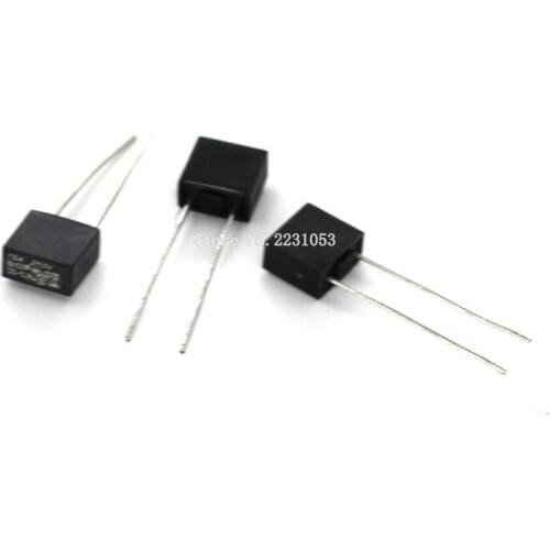 10PCS/LOT Square Fuse T5A 250V Slow Blow Square Plastic fuse 5A LCD TV Power Board Commonly Used 392