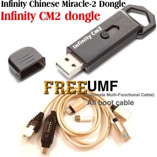 2020 original new infinity CM2 dongle infinity box dongle + umf all in one boot cable for GSM CDMA phones