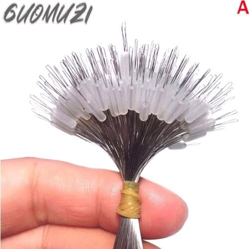 300 pcs Float Transparant Rubber Stopper Ss Sml Vissen Bobber Stopper Float Cilindrische Ruimte Bean Vis Lijn Accessoires