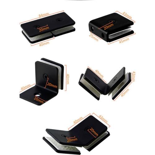 304 Stainless Steel Glass Shelf Bracket Holder Heavy Duty Clamp Shelf Clip Support Shower Room L-Camp Bathroom Clips