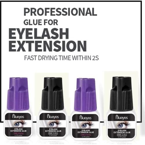 5ML Eyelash Glue Fast Drying grafting False Eye Lash Extension Glue Black Liquid Adhesive Retention Long Last Time Make Up Tools