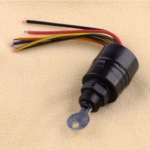 8788107A5 8788107 Ignition Switch Key Push To Choke Replacement Potted Base Outboard Kit Cylinder Lock 6 Wires Fit For Mercury
