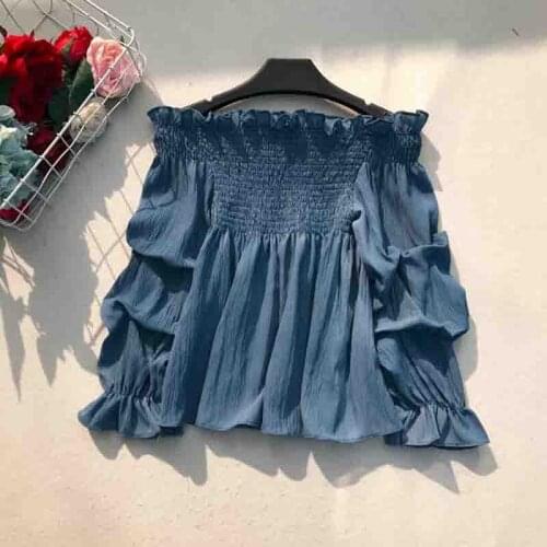 ALYBVGVHV Women's Ruffle Shirts