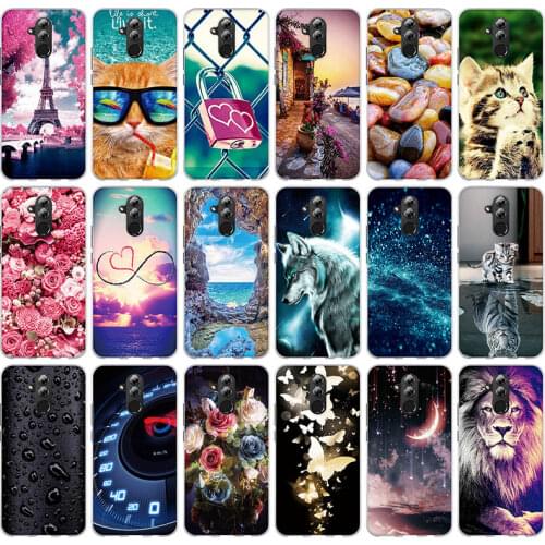 6.3" Case For Huawei Mate 20 Lite Cases Soft Silicone Mate 20Lite Back Cover For Fundas Huawei Mate 20 Lite SNE-LX1 Phone Cases