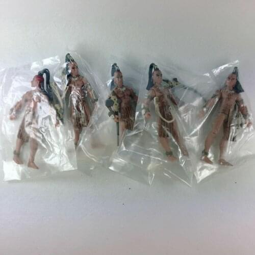 Lot of 5pcs 3.75 Inch Indiana Jones Warrior Cartoon Doll 3.75" Action Figures Boy Toys