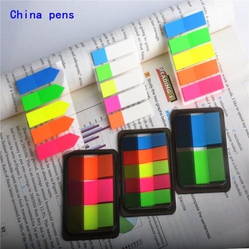 Fluorescence colour Self Adhesive Memo Pad Sticky Notes Bookmark Point It Marker Memo Sticker Paper Office School Supplies