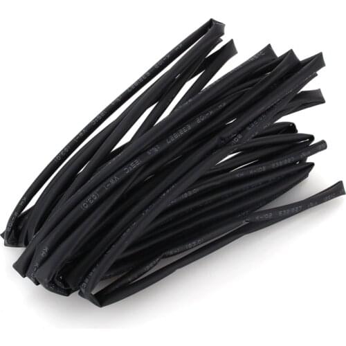 2018 New Diameter 3mm Length 5M Heat Shrink Tubing Shrinkable Tube Black Wire Wrap gaine thermo