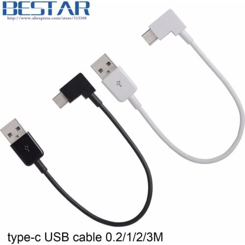 Angle USB-C USB 3.1 Type-C Angled Data charging Cable 0.2m 1m 2m 3m ,USB C Type C Cable 20cm 3ft 6ft 10ft 1 2 3 meters
