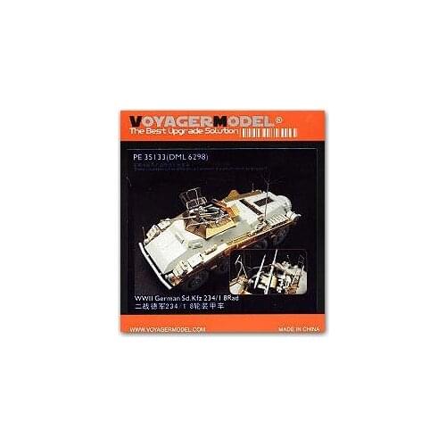 KNL HOBBY Voyager Model PE35133 Sd.Kfz.234 / 1 8 rounds of remote armored reconnaissance vehicles to upgrade metal etches