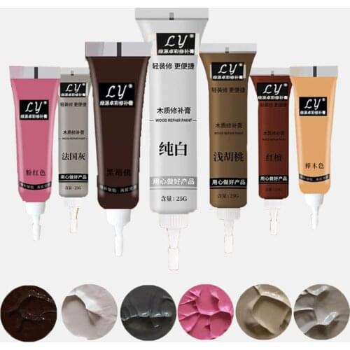 Furniture Scratch Filler Remover Wooden Furniture Touch Up Tool Set Repair Agent Cream Wax Repair Polymer Resin Fast Mending
